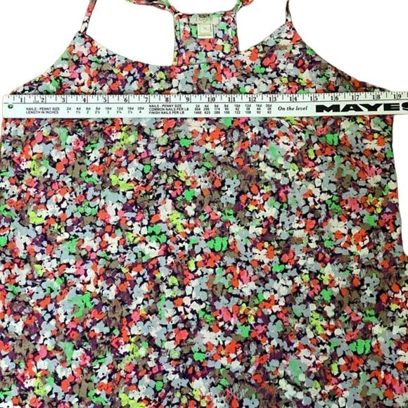 j.crew Camisole Racerback Tank Top Multicolored Size 10 - Picture 7 of 8
